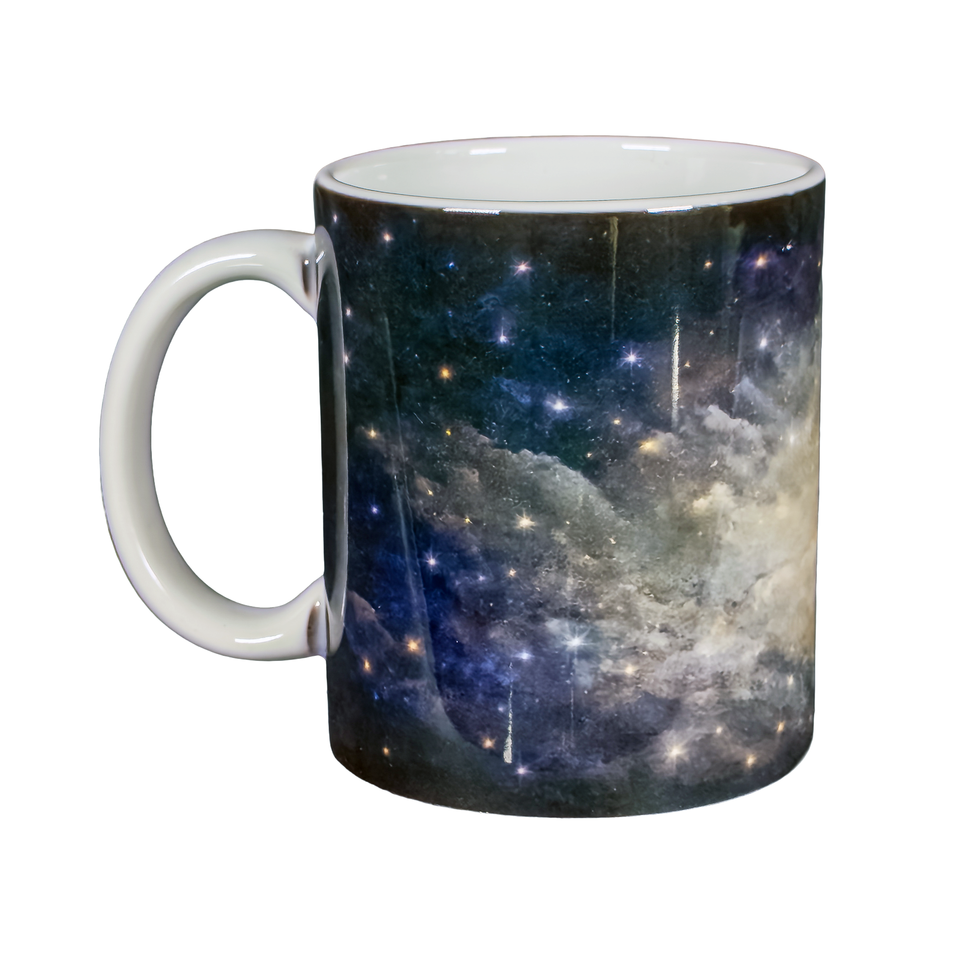 Black Cat Moon Ceramic Mug 11oz Boho Gothic Coffee Cup Hand Wash Only