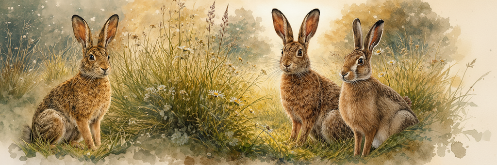 Hare Wildlife Ceramic Mug 11oz Rabbit Nature Coffee Cup Hand Wash Only